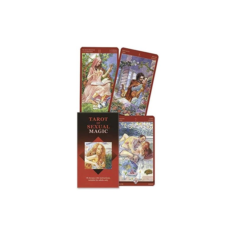 Tarot card depicting The Fool, symbolizing the archetype of uncharted desire and risky passion in sexual magic.